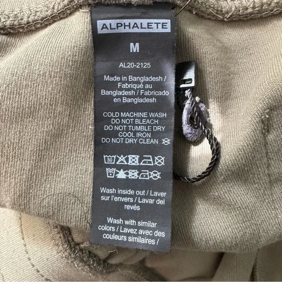 Alphalete Essential Core Olive Green Tapered Leg Jogger Pants. NWOT Men Medium - Picture 3 of 10